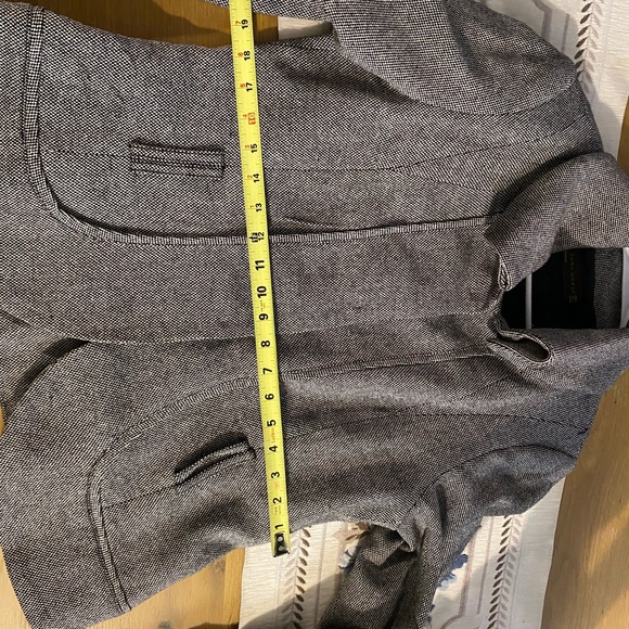 Zara Gray Belted Blazer - Picture 12 of 16